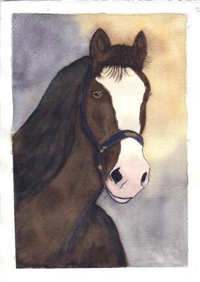 283x400 head of a clydesdale horse - Clydesdale Horse Drawing