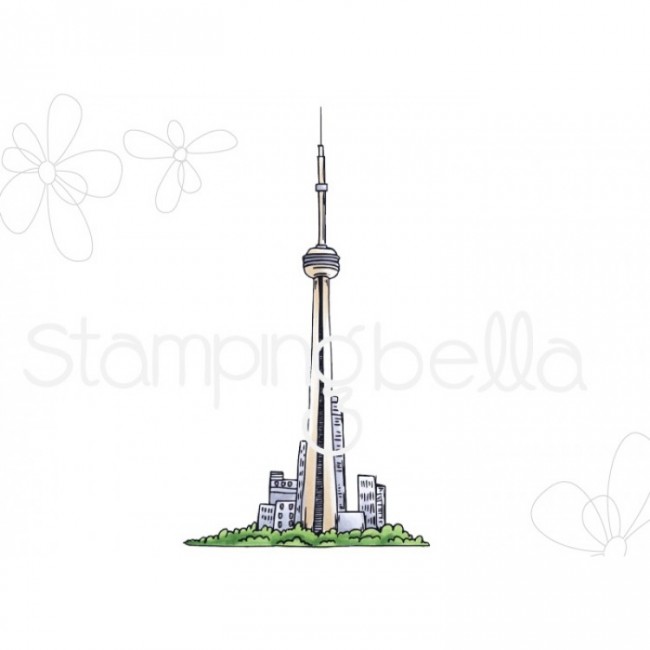 Cn Tower Drawing at PaintingValley.com | Explore collection of Cn Tower ...