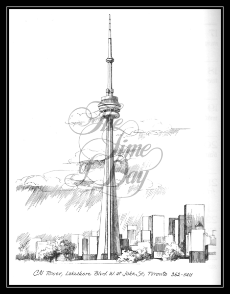 470x600 cn tower places of interest in toronto, the old and the new - Cn Tower Drawing