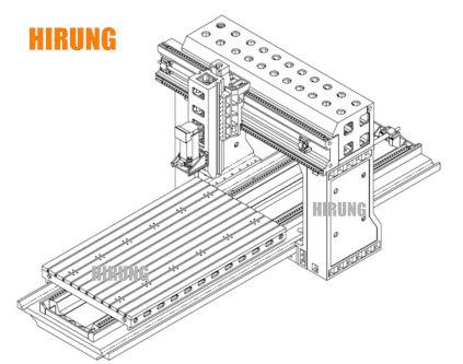 423x333 china heavy duty gantry cnc gantry milling machine axis - Cnc Milling Machine Drawing