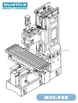 265x350 cnc milling machine - Cnc Milling Machine Drawing