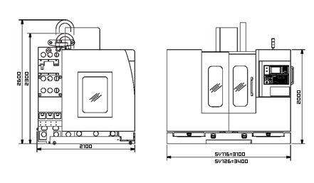 441x257 axis machining center vertical - Cnc Milling Machine Drawing