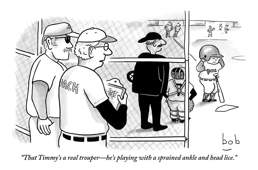 900x592 A Baseball Coach Holding A Clipboard Comments Drawing - Coach Drawing