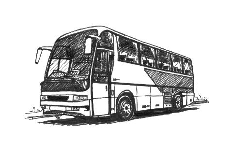 479x300 Peter Hayton Art Blog Archive Modern Coach - Coach Drawing