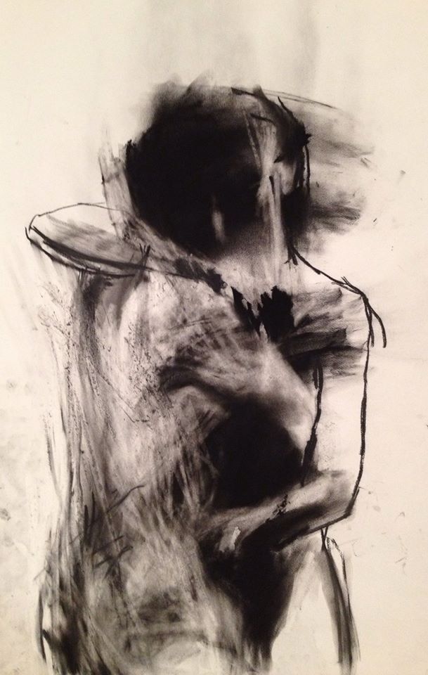 609x960 anita leocadia photo art arte, arte abstracto - Coal Drawing