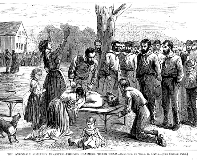 640x523 benchmarks september pennsylvania's avondale coal mine - Coal Mine Drawing