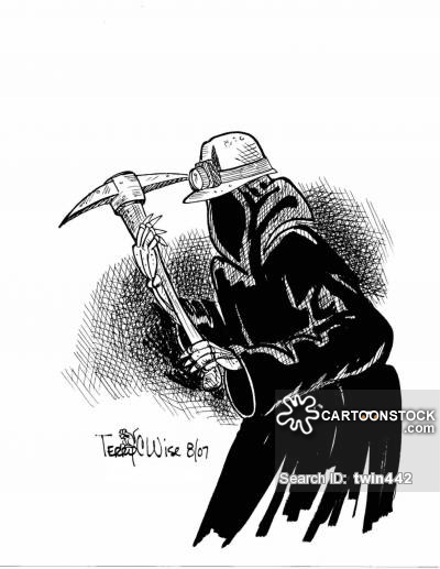 400x517 coal mines cartoons and comics - Coal Mine Drawing