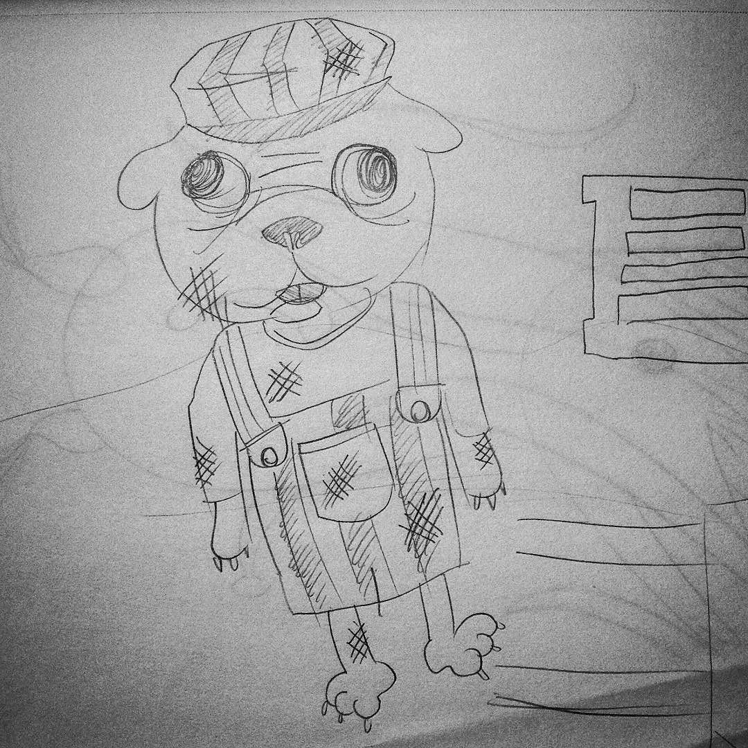 1080x1080 long day in the coal mine for lil' bodangles - Coal Mine Drawing