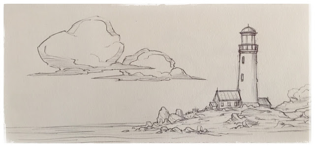 640x300 mike's art blog - Coast Drawing