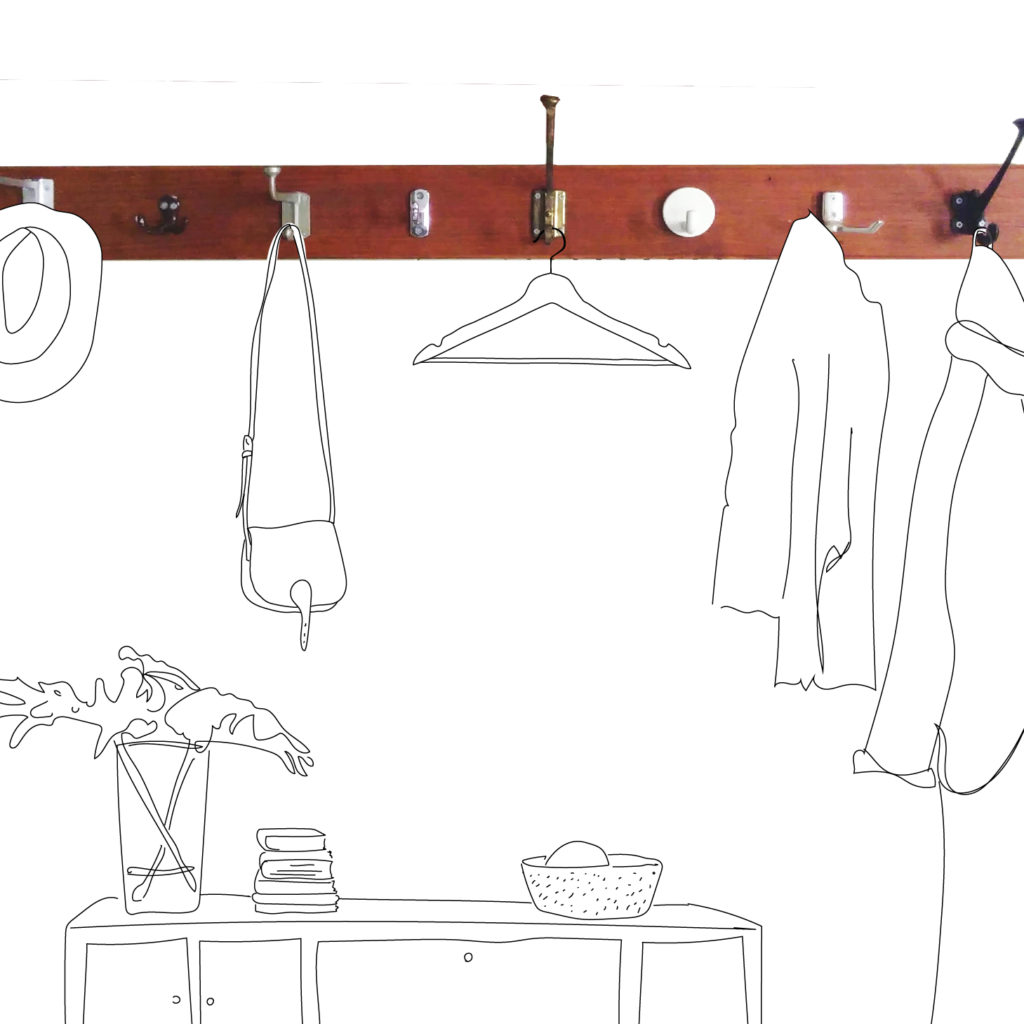 1024x1024 wall coat rack 'chronokaos' rotor deconstruction - Coat Hanger Drawing