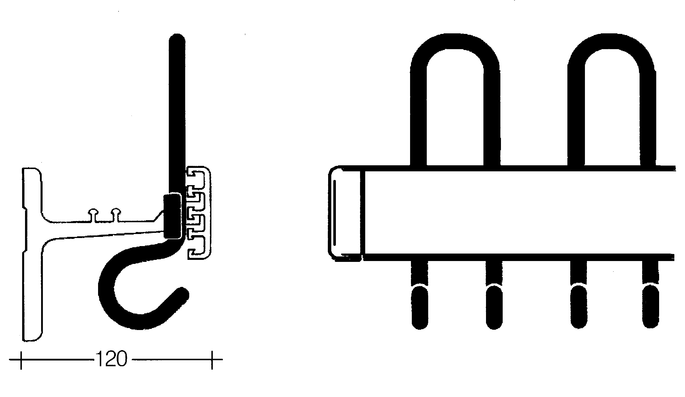 2382x1381 dlm coat rack strip - Coat Rack Drawing