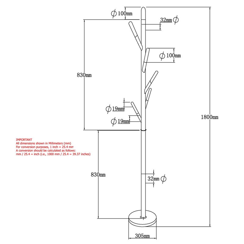 800x800 metal with solid wood hook coat rack reviews allmodern - Coat Rack Drawing