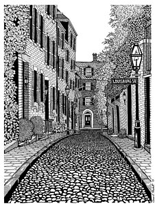 226x300 Cobblestone Drawings Fine Art America - Cobblestone Drawing