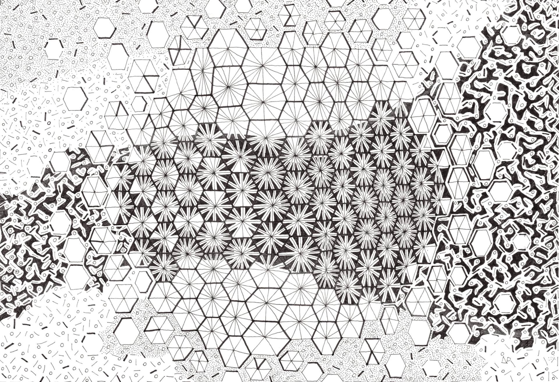 1920x1312 noise ink drawing drawing - Cobblestone Drawing