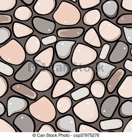450x470 Seamless Pattern - Cobblestone Drawing