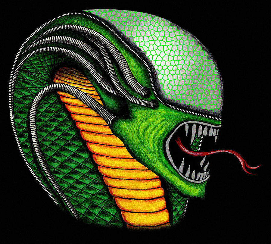900x810 Alien Cobra Head Drawing - Cobra Head Drawing