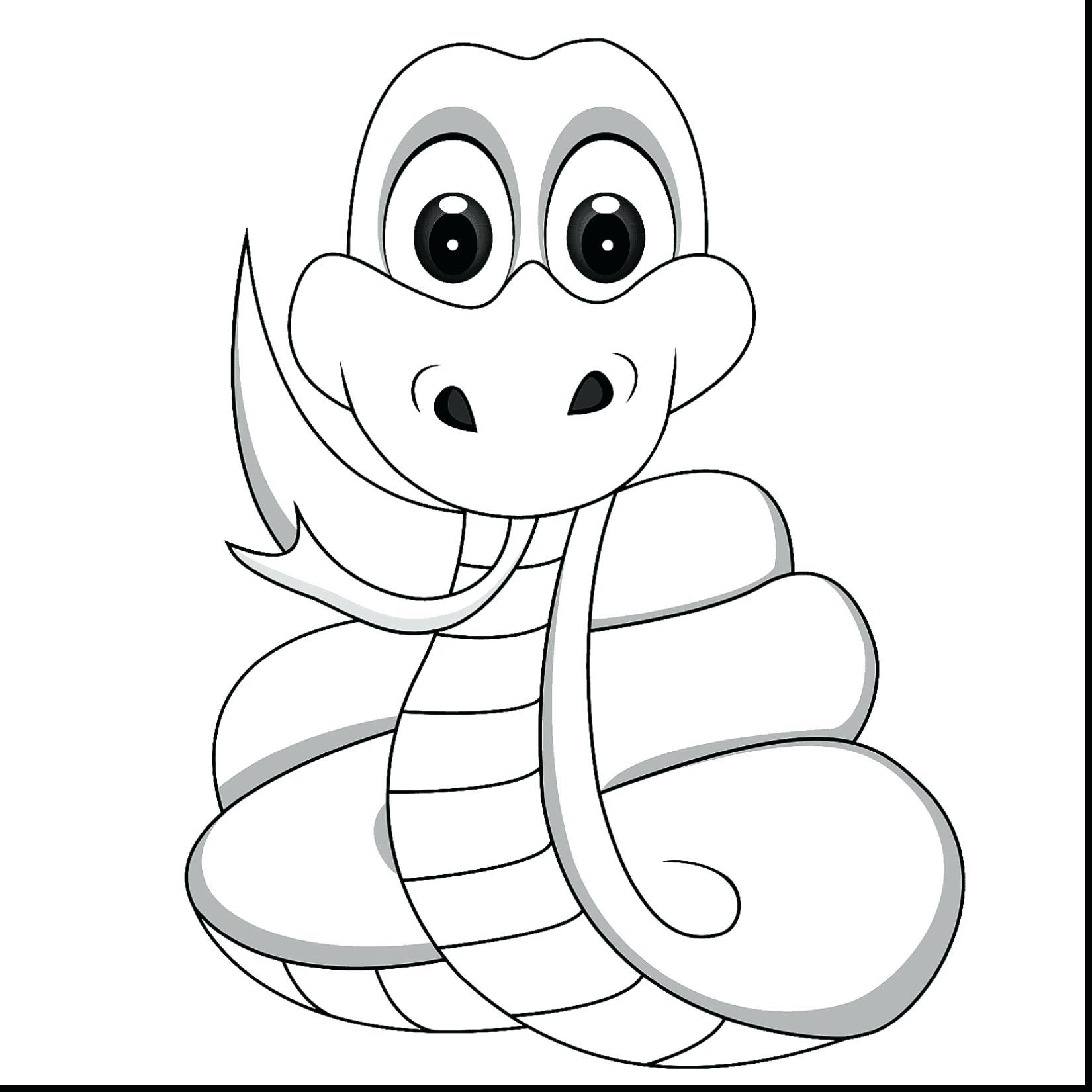 1650x1650 Coloring Pages Snake - Cobra Snake Drawing