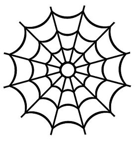 272x300 new spider web cobweb die cut vinyl decal sticker car window wall - Cobweb Drawing