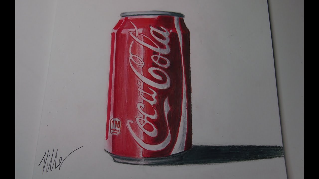 1280x720 coca cola can drawing - Coca Cola Can Drawing