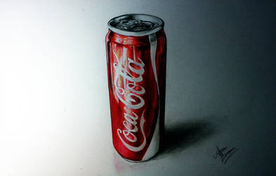 393x250 coca cola can drawing - Coca Cola Can Drawing