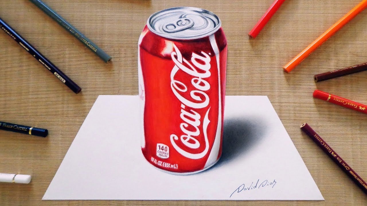 1280x720 drawing coca cola can - Coca Cola Can Drawing