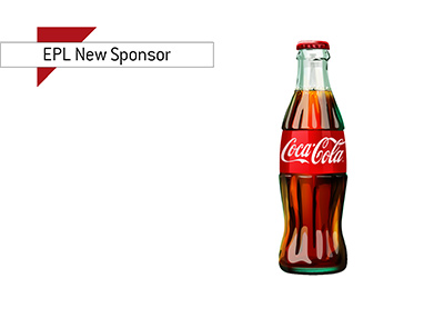 400x286 Epl And Coke Ink Deal - Coca Cola Drawing