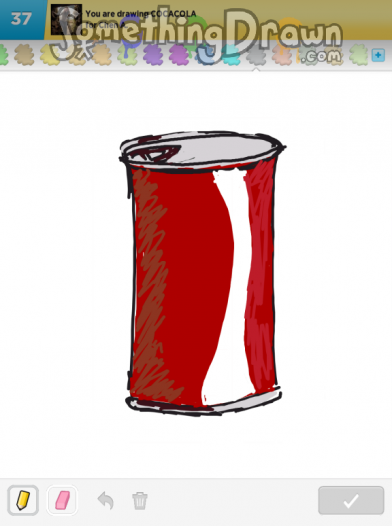 392x526  - Coca Cola Drawing