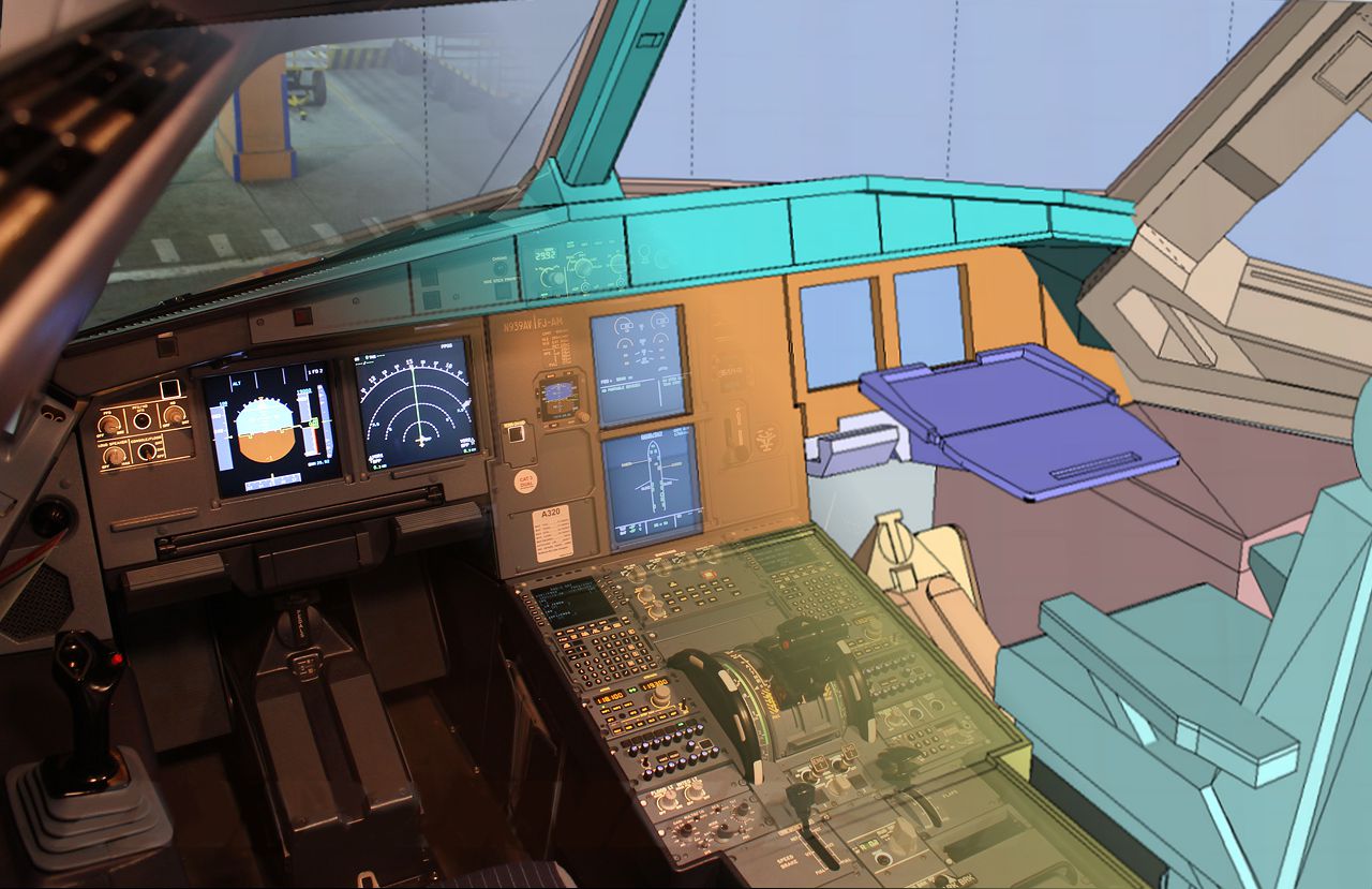 Cockpit Drawing at PaintingValley.com | Explore collection of Cockpit ...