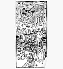 210x230 cockpit drawing posters redbubble - Cockpit Drawing