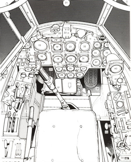 450x557 drawings or pics bf cockpit - Cockpit Drawing