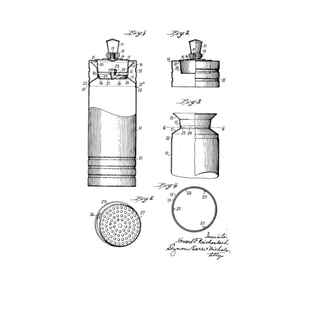 630x630 cocktail shaker vintage patent drawing - Cocktail Drawing