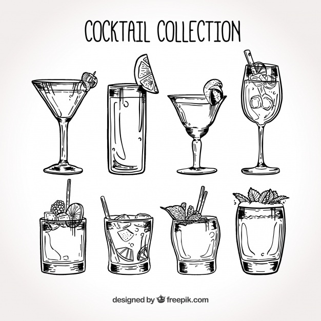 626x626 cocktail vectors, photos and free download - Cocktail Drawing