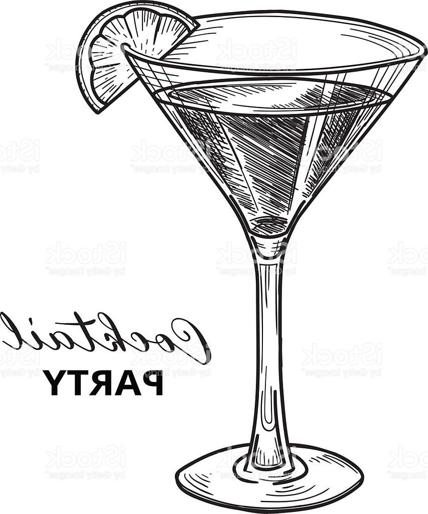 853x1024 top hand drawn cocktail vector illustration drawing - Cocktail Drawing