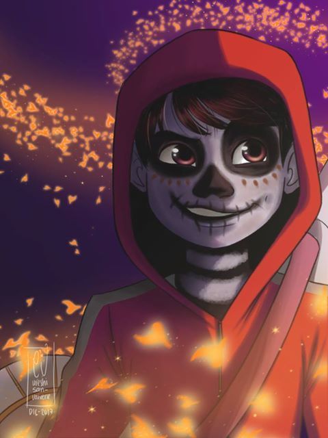 480x640 fanart de coco por la artista mexicana ureshisan universe - Coco Drawing