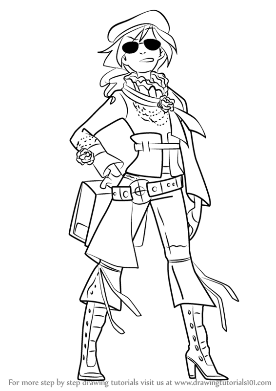 566x800 learn how to draw coco adel from rwby - Coco Drawing