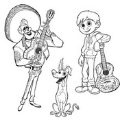 175x175 coloring pages coco - Coco Drawing