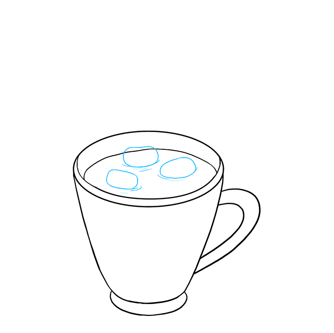 680x678 how to draw hot chocolate - Cocoa Drawing