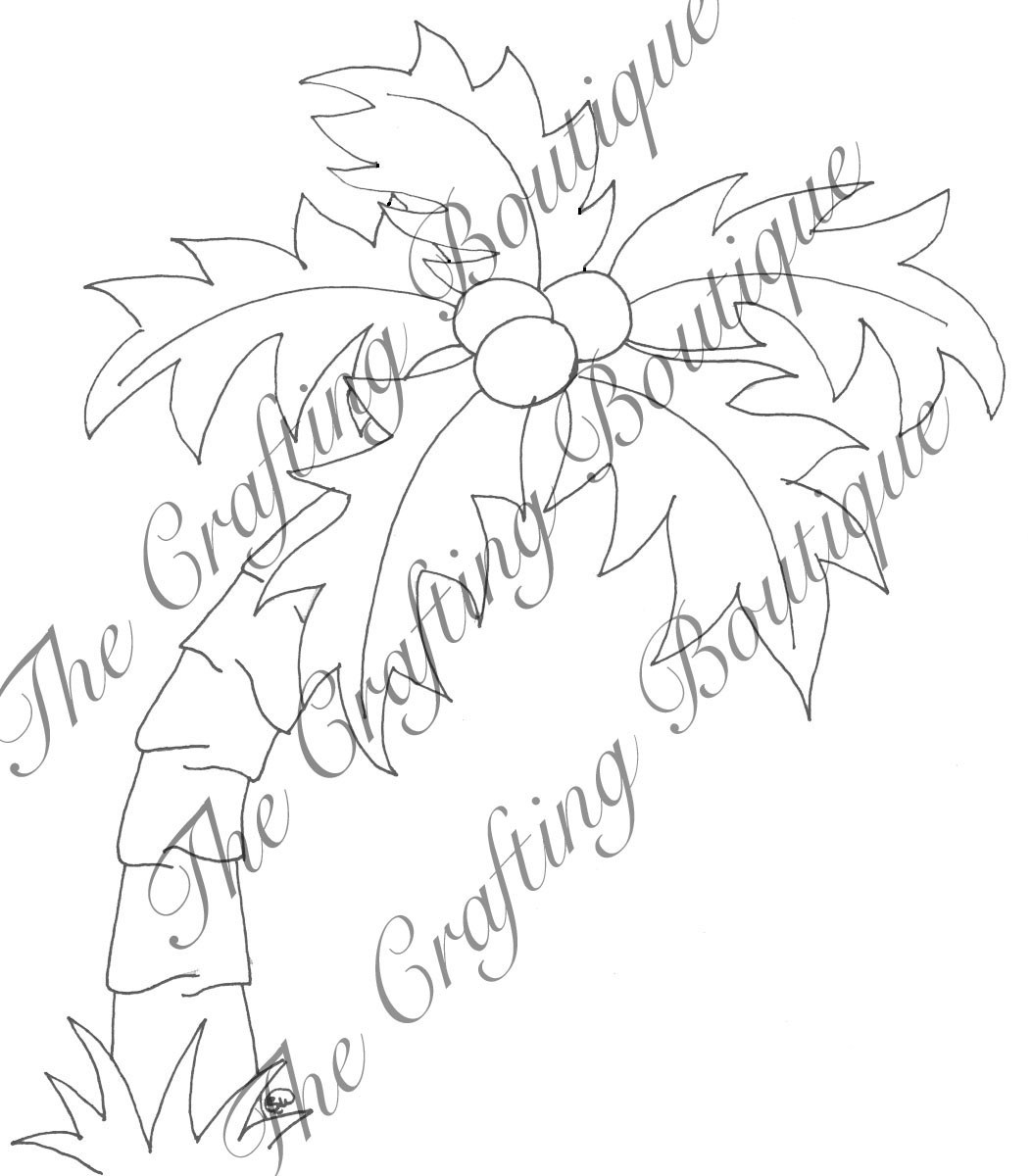 1053x1200 coconut drawing for kids coconut tree coloring - Coconut Drawing