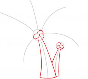 302x273 How To Draw How To Draw Palm Trees - Coconut Tree Pictures Drawing