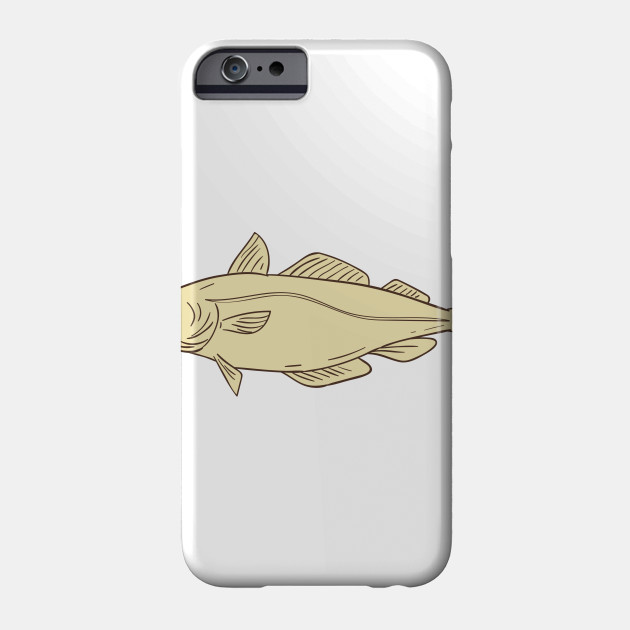 630x630 Atlantic Cod Fish Drawing - Cod Fish Drawing