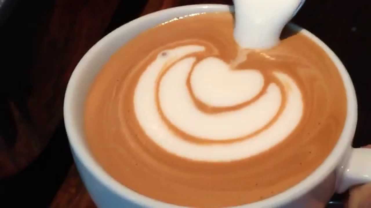 1280x720 How To Make Latte Art The Basics In Slow Motion - Coffee Art Drawing