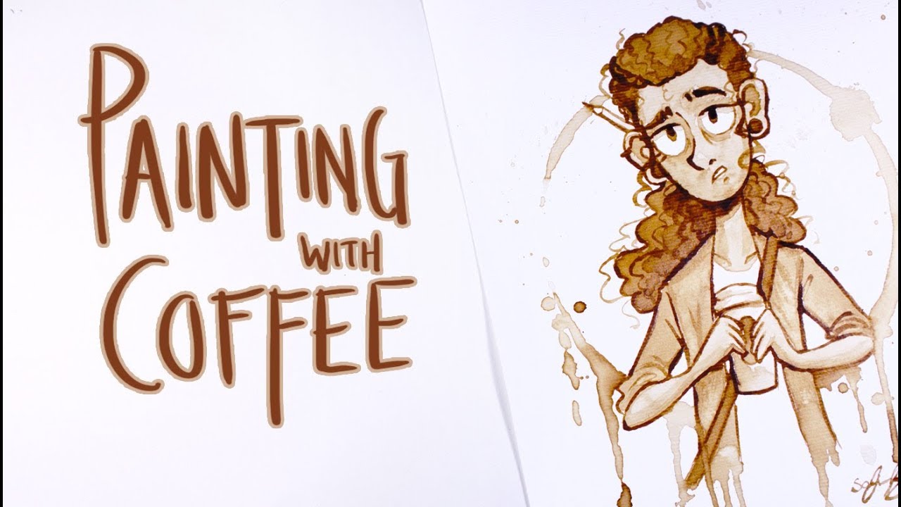 1280x720 Painting With Coffee - Coffee Art Drawing