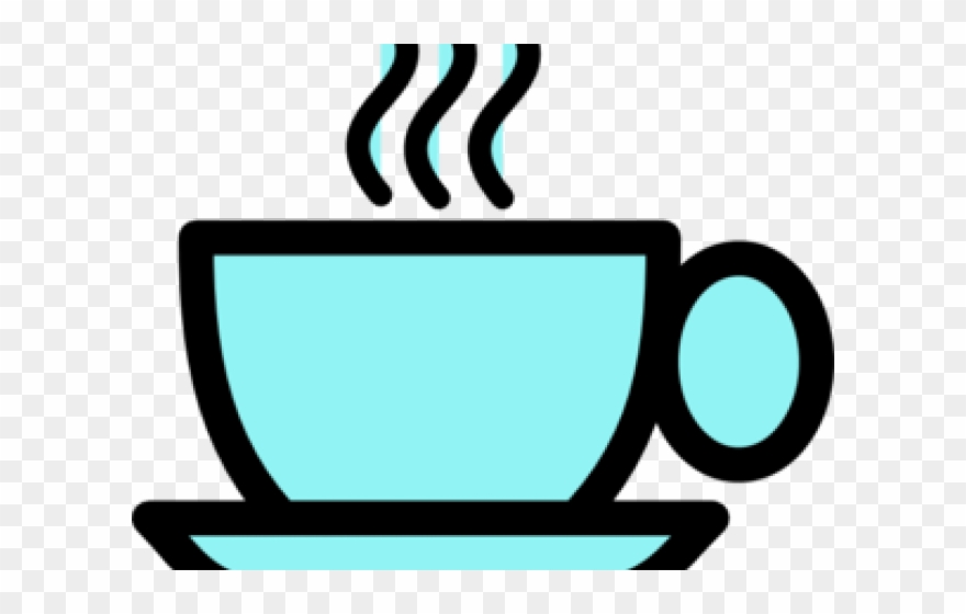 880x560 cup clipart blue cup - Coffee Cup Drawing