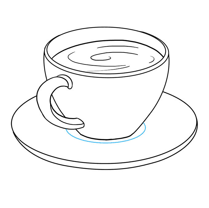 680x678 how to draw a coffee cup - Coffee Cup Drawing