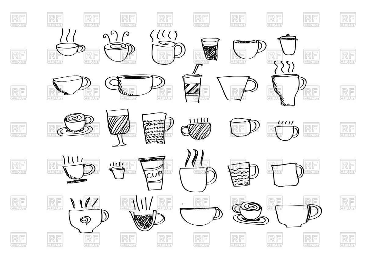 Coffee Cup Drawing Free at PaintingValley.com | Explore collection of