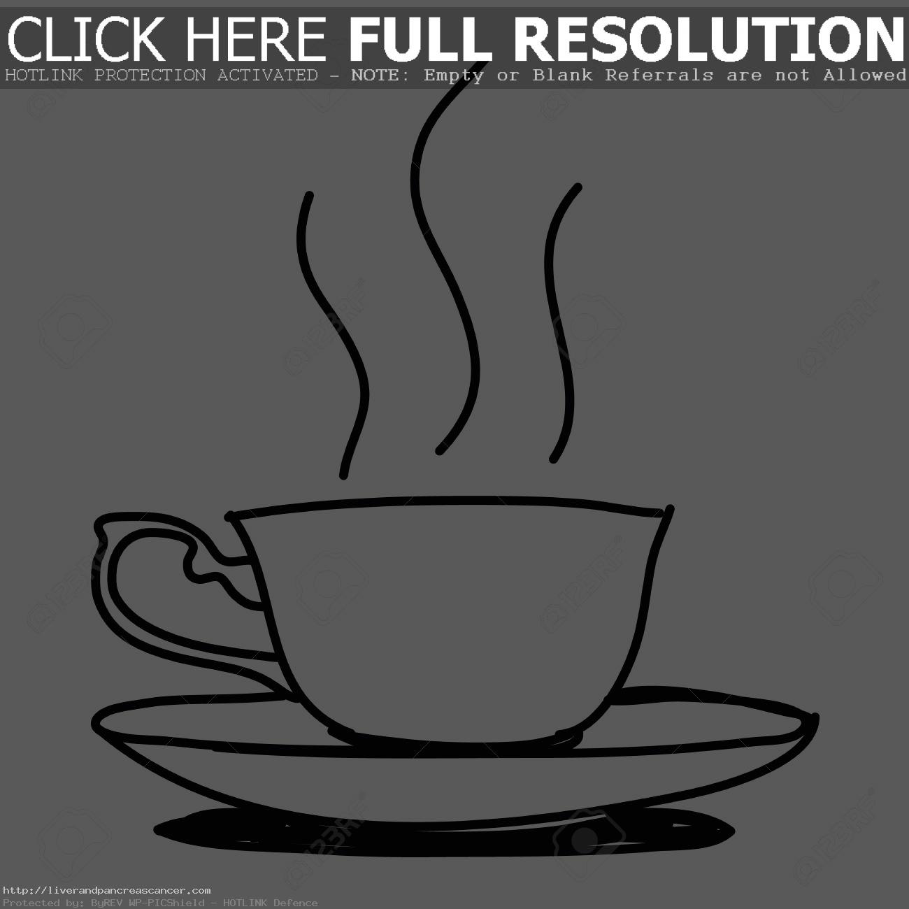 1300x1300 drawn coffee cup drawing - Coffee Cup Drawing Free