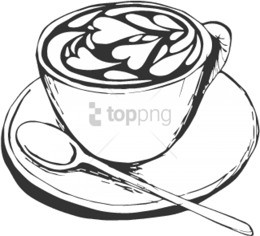 850x769 Coffee Cup Drawing Png Image With Transparent Background Toppng - Coffee Cup Drawing Free