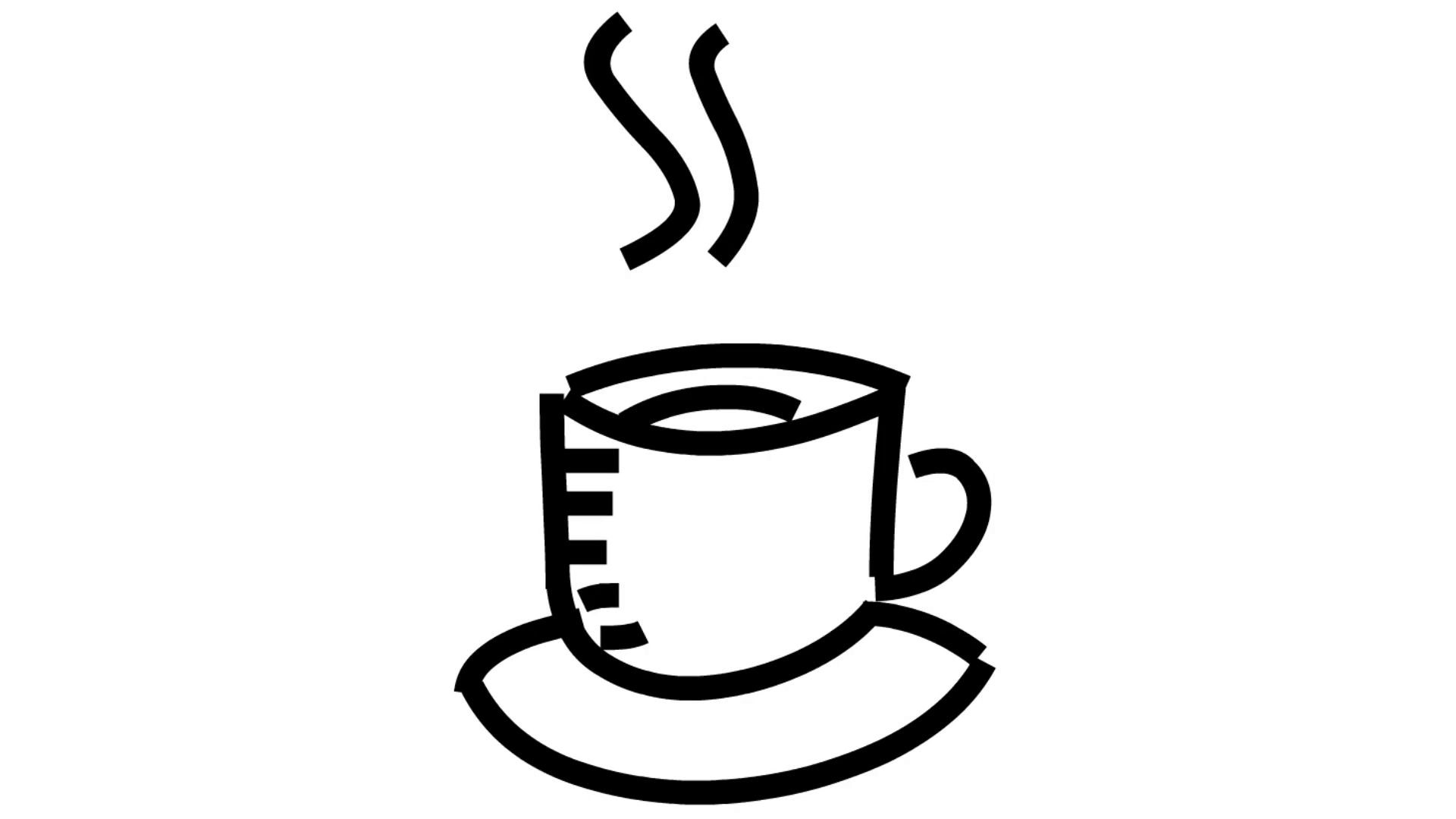 1920x1080 Coffee Or Tea Animation Illustration Hand Drawing Transparent - Coffee Drawing