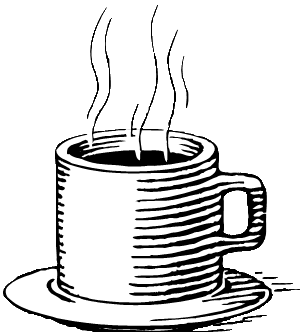 305x332 Transparent Coffee Drawn Huge Freebie! Download For Powerpoint - Coffee Drawing