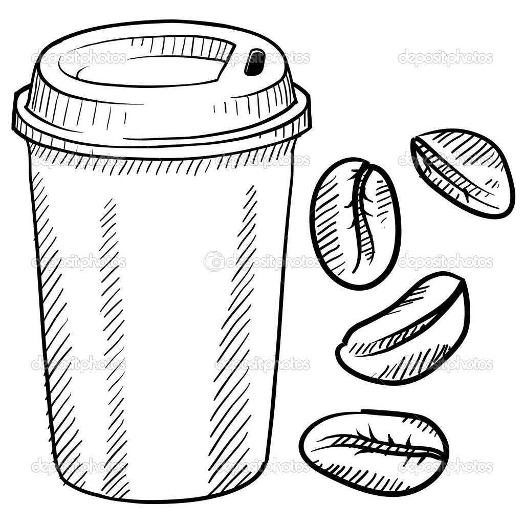 1024x1024 Coffee Drawing Easy For Free Download - Coffee Drawing